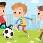 Actions for Kids Play Football